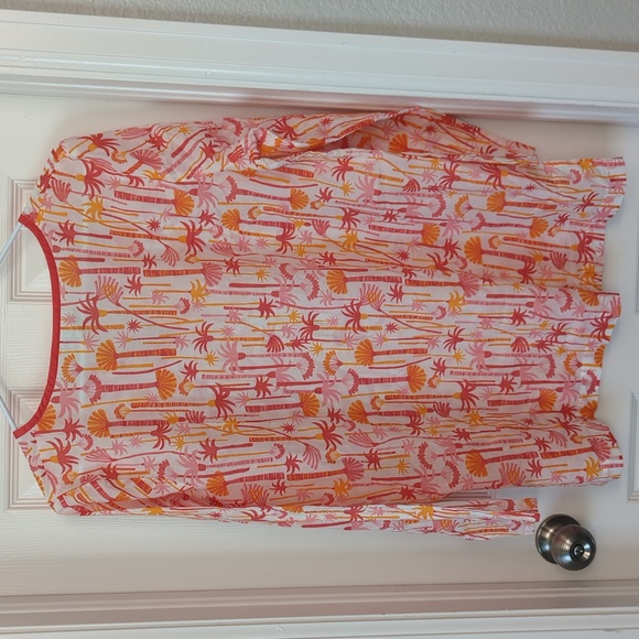 J Jill cotton long sleeve lightweight top size M petite - Picture 5 of 8